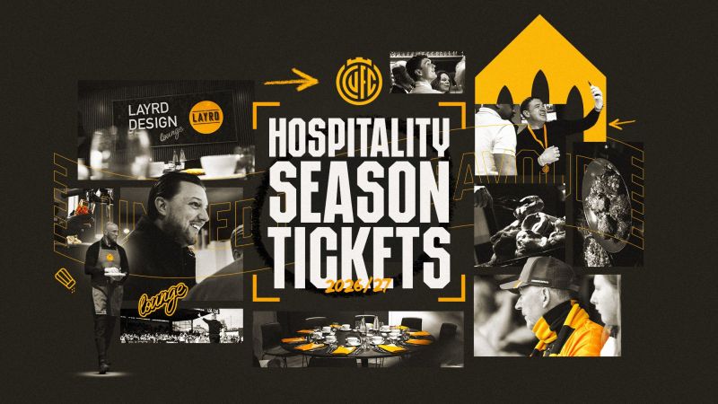 Matchday Hospitality - Seasonal Tickets 26/27